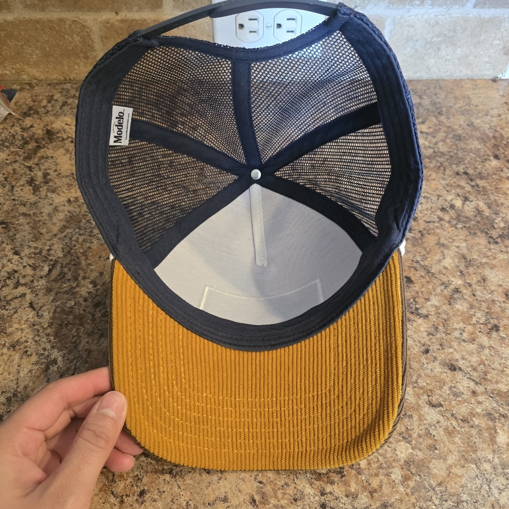 Modelo Cerveza Corduroy Patch Rope Snaback Hat Adjustable - Picture 2 of 4
